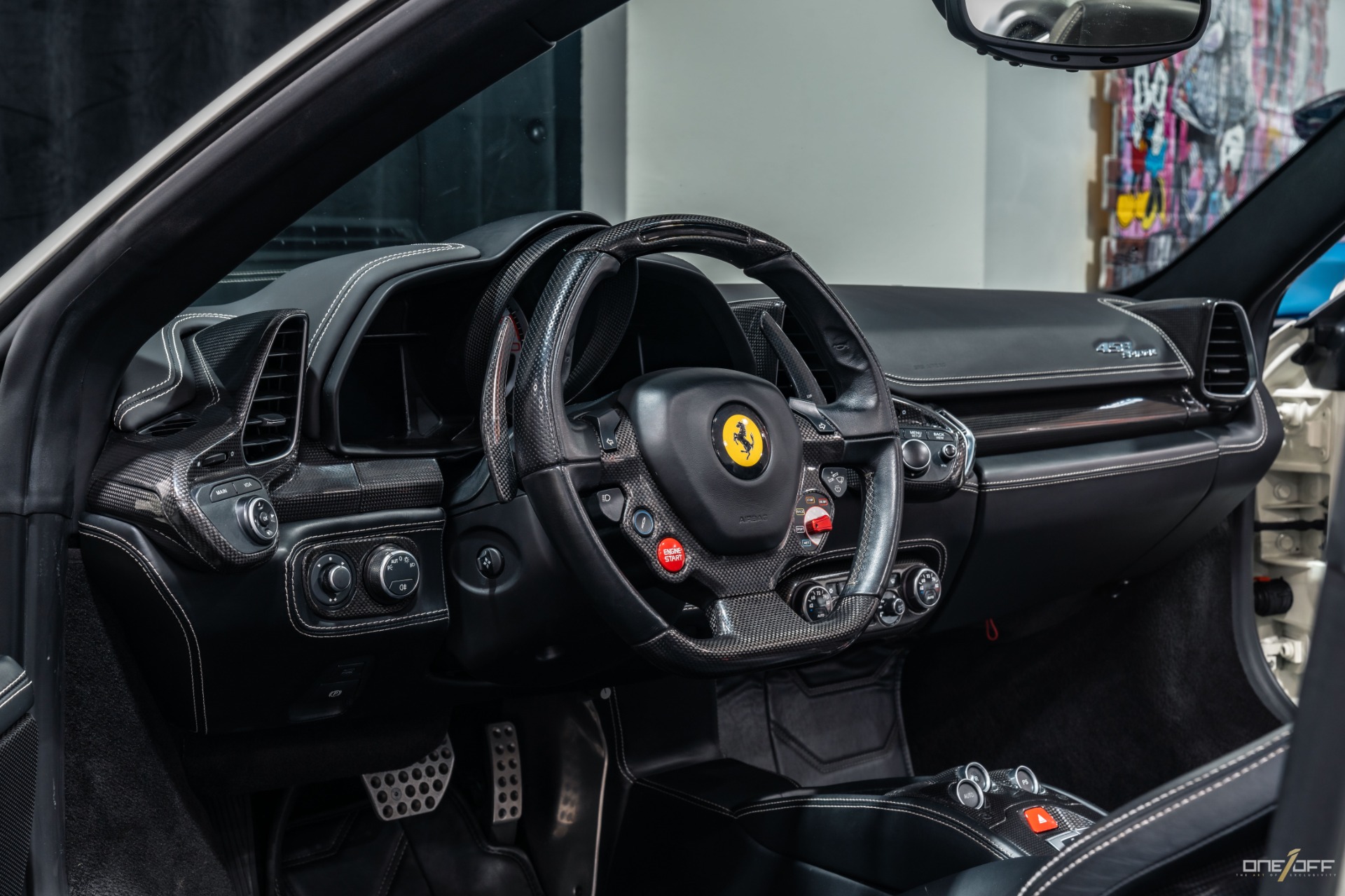 ferrari 458 italia interior negro