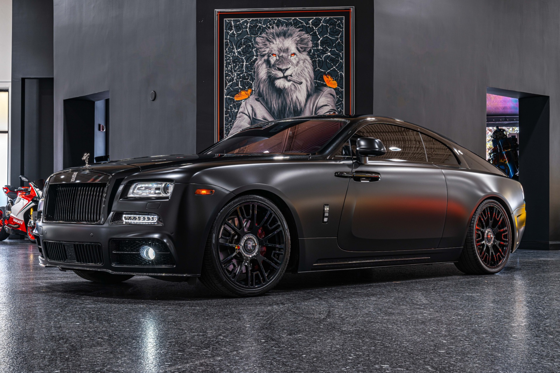 Used 2014 Rolls-Royce Wraith w/ FULL Mansory Carbon Body Kit w/ Starlight  For Sale (Sold) | Exotics Hunter Stock #X84659