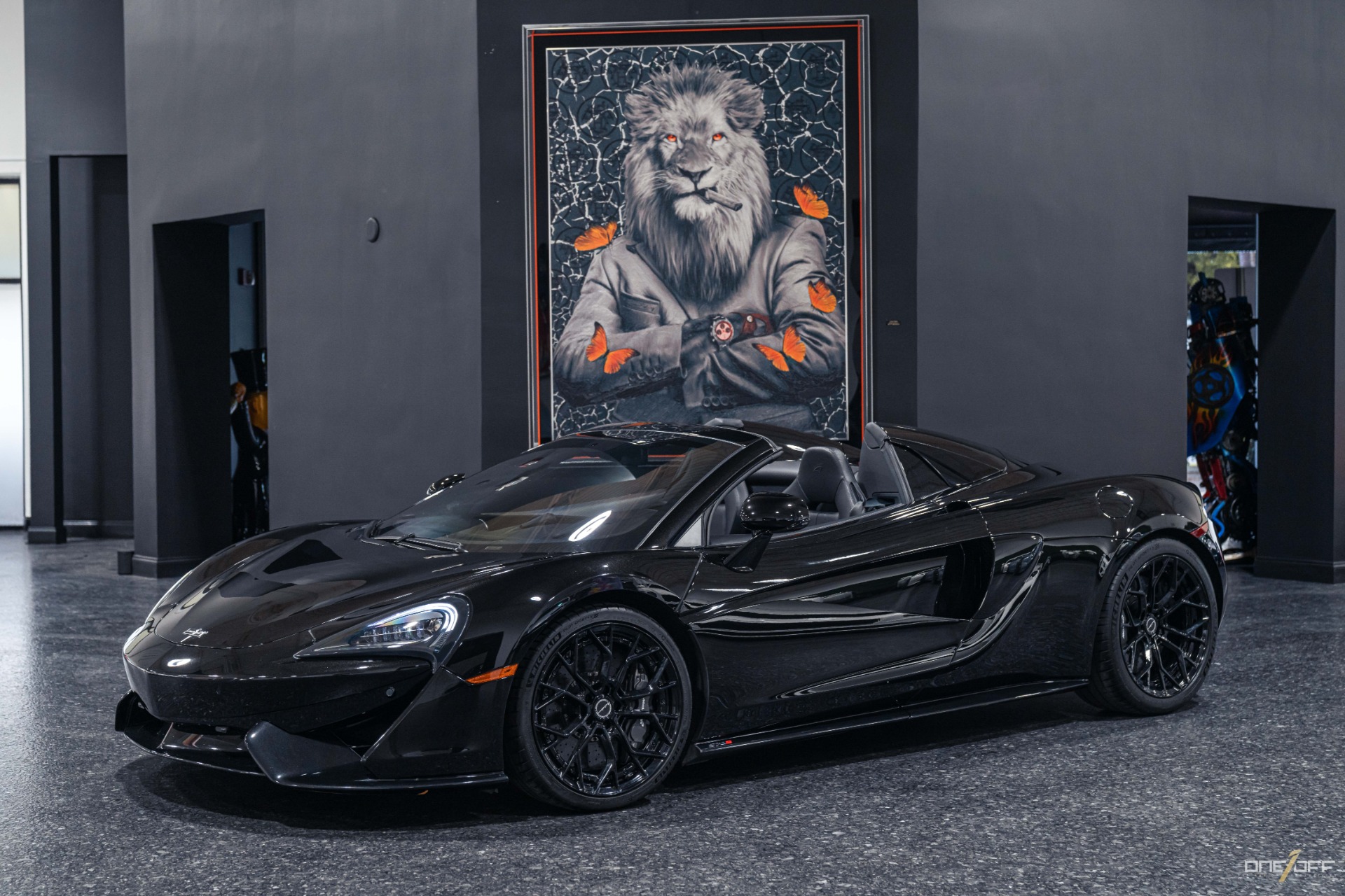 Used 2020 McLaren 570S Spider on Brixton Wheels w/ MSO Black Pack ...